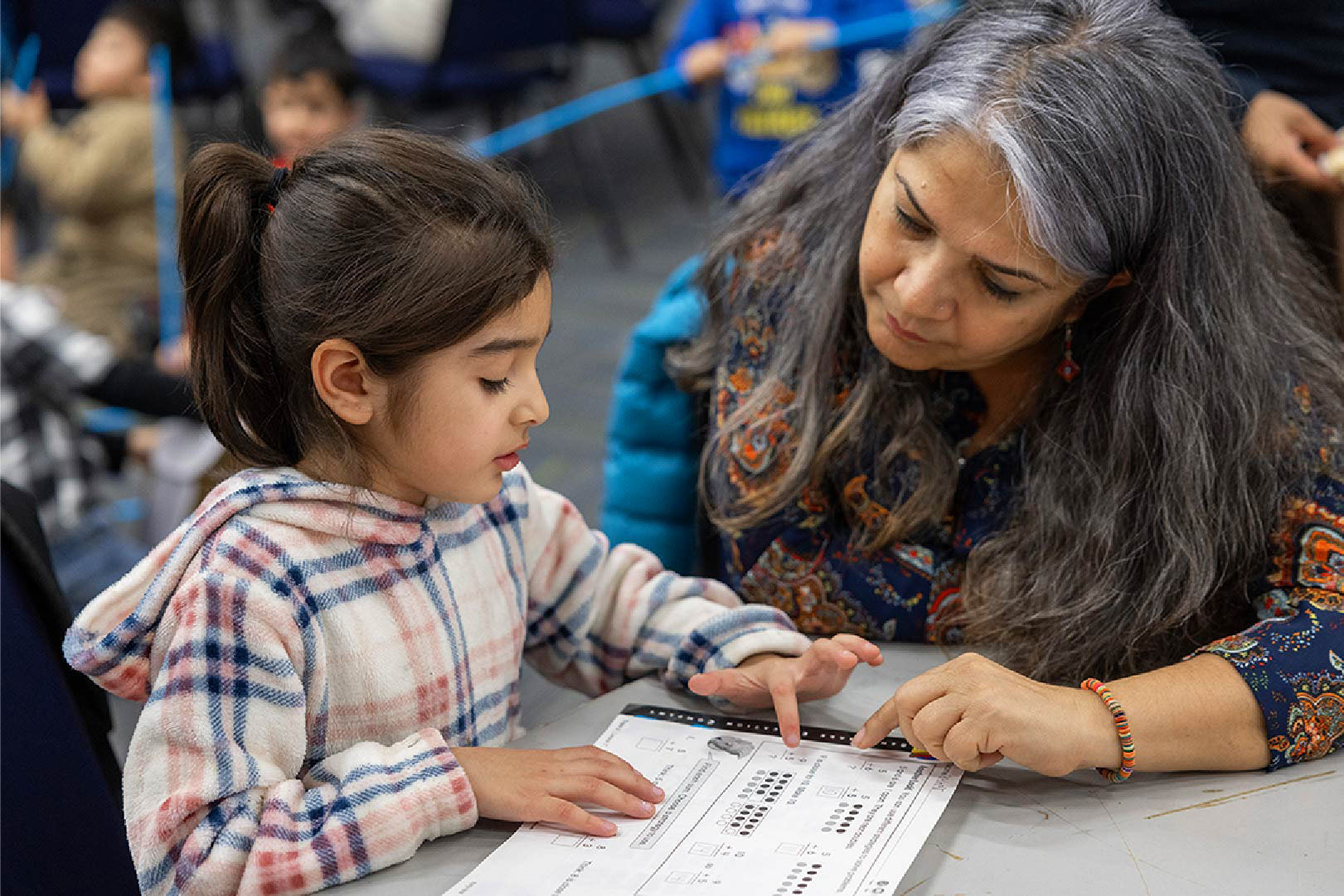 Volunteers helping their neighbors