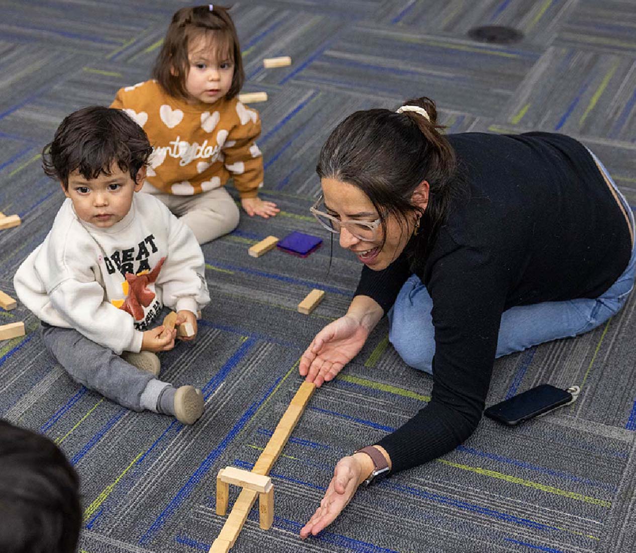 Activities with toddlers and blocks