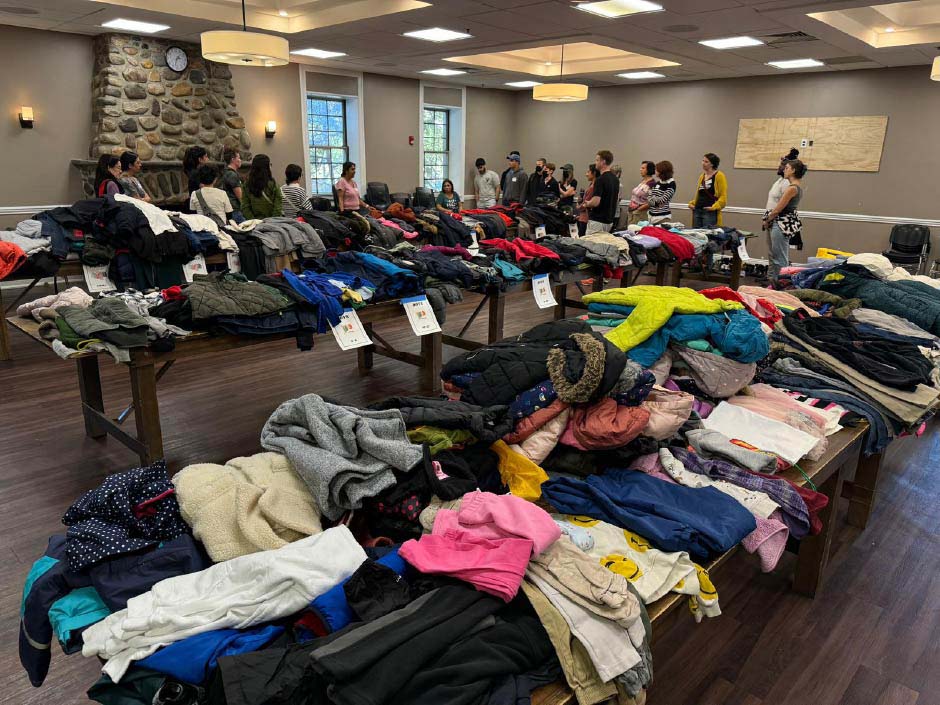 Welcome Home JC clothing drive