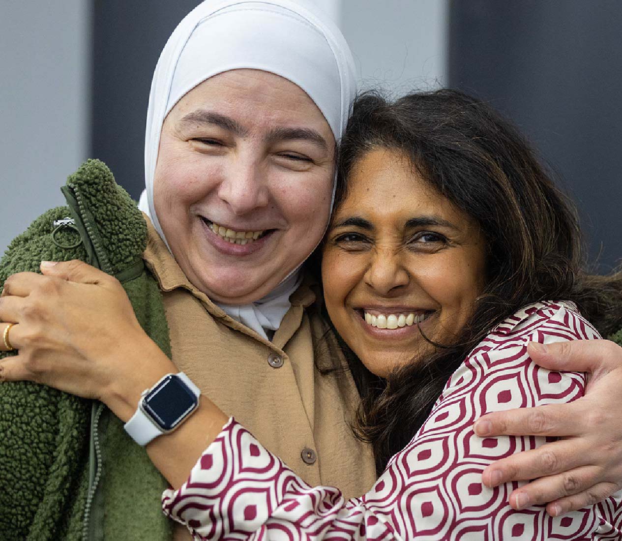 Smiling women