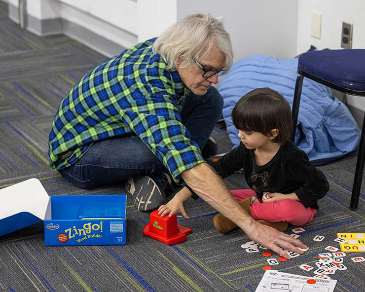 Activity playing board games